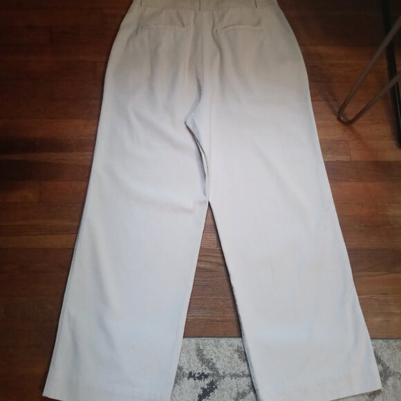 EVERLANE the draper pleated pants in sandstone (12R) - Picture 6 of 16